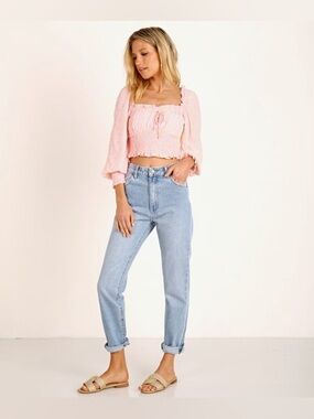 Rollas High Rise Duster Slim Jeans Size 29